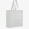 Bolso tote de tela de algodón orgánico - Gris descolorido