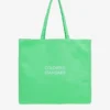 Bolso tote de tela de algodón orgánico - Verde primavera