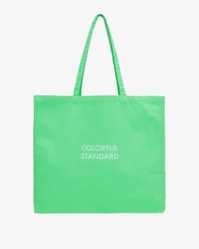 Bolso tote de tela de algodón orgánico - Verde primavera