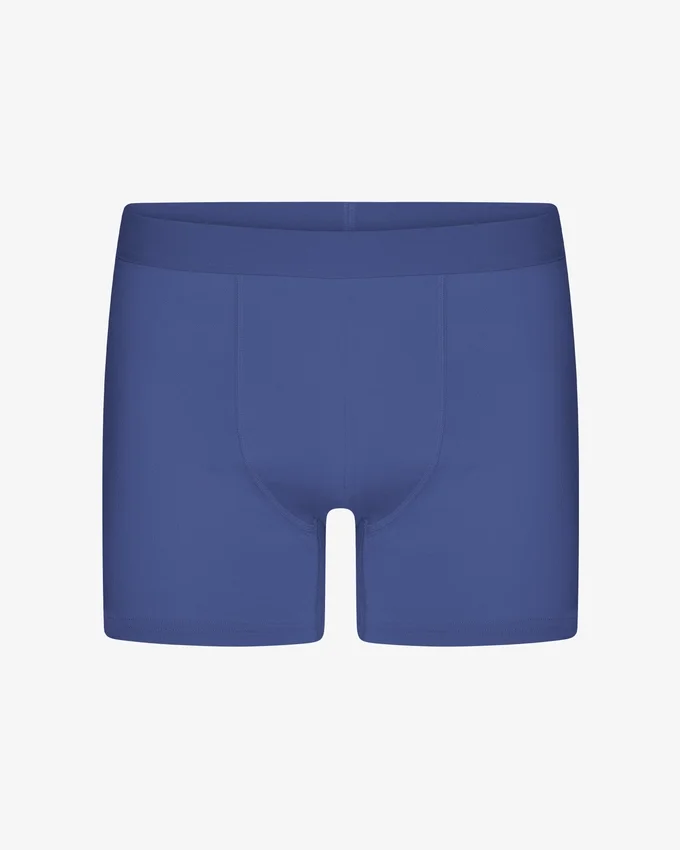 Boxers clásicos de algodón Organic - Azul marino