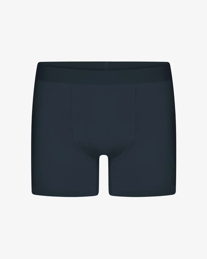 Boxers clásicos de algodón Organic - Azul petróleo