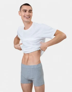 Boxers clásicos orgánicos – Azul Pacífico