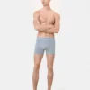 Boxers clásicos de algodón Organic - Gris jaspeado