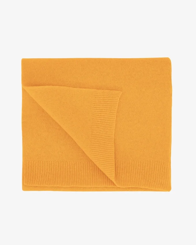 Bufanda de lana merina - Amarillo quemado