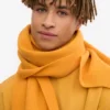 Bufanda de lana merina - Amarillo quemado