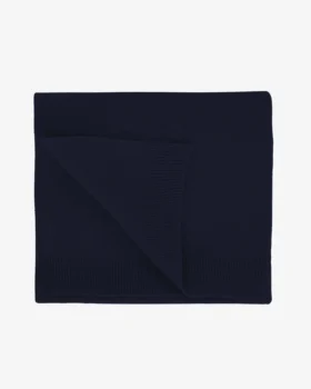 Bufanda de lana merina - Azul marino
