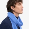 Bufanda de lana merina - Azul Pacífico
