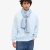 Bufanda de lana merina - Azul polar