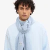 Bufanda de lana merina - Azul polar