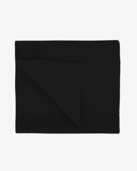 Bufanda de lana merina - Negro intenso