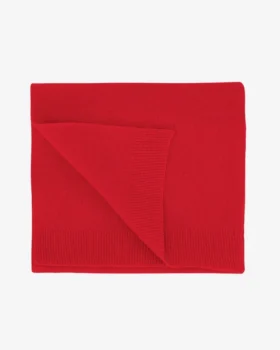 Bufanda de lana merina - Rojo escarlata