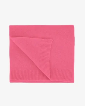 Bufanda de lana merina - Rosa chicle