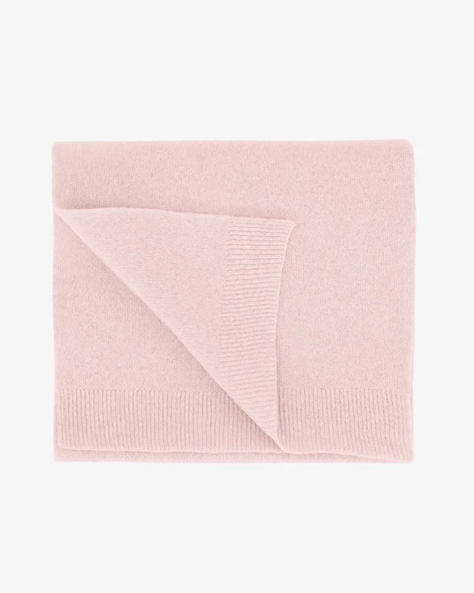 Bufanda de lana merina - Rosa descolorido
