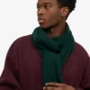 Bufanda de lana merina - Verde esmeralda