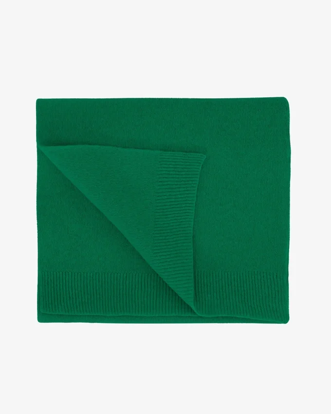 Bufanda de lana merina - Verde Kelly