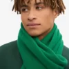 Bufanda de lana merina - Verde Kelly