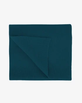 Bufanda de lana merina - Verde océano