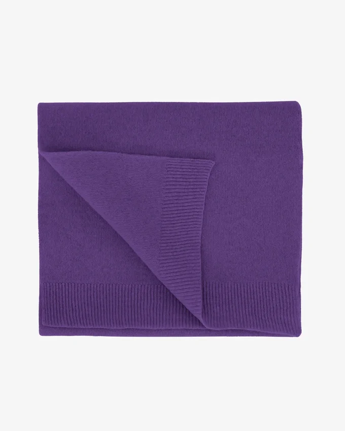 Bufanda de lana merina - Violeta ultra
