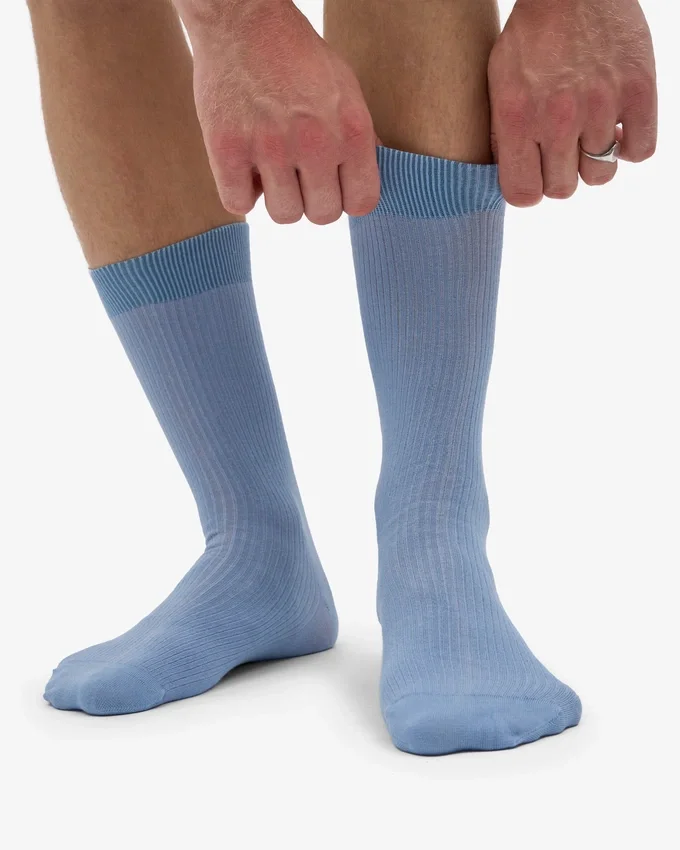 Calcetines Classic Organic - Azul acero