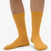 Calcetines Classic Organic de algodón orgánico - Amarillo quemado