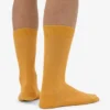 Calcetines Classic Organic de algodón orgánico - Amarillo quemado
