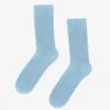 Calcetines Classic Organic de algodón orgánico - Azul mar