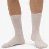 Calcetines Classic Organic de algodón orgánico - Blanco marfil