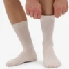 Calcetines Classic Organic de algodón orgánico - Blanco marfil
