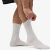 Calcetines Classic Organic de algodón orgánico - Blanco óptico