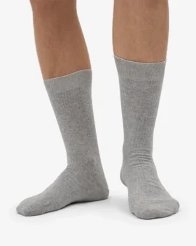 Calcetines Classic Organic de algodón orgánico – Gris jaspeado