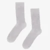 Calcetines Classic Organic de algodón orgánico - Mezcla de nieve
