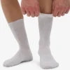 Calcetines Classic Organic de algodón orgánico - Mezcla de nieve