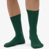 Calcetines Classic Organic de algodón orgánico - Verde esmeralda