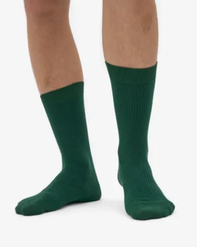 Calcetines Classic Organic de algodón orgánico – Verde esmeralda