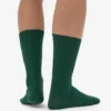 Calcetines Classic Organic de algodón orgánico - Verde esmeralda