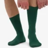 Calcetines Classic Organic de algodón orgánico - Verde esmeralda