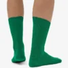 Calcetines Classic Organic de algodón orgánico - Verde Kelly