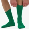 Calcetines Classic Organic de algodón orgánico - Verde Kelly