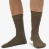 Calcetines Classic Organic de algodón orgánico - Verde oliva apagado