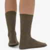 Calcetines Classic Organic de algodón orgánico - Verde oliva apagado