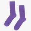 Calcetines Classic Organic de algodón orgánico - Violeta ultravioleta