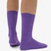 Calcetines Classic Organic de algodón orgánico - Violeta ultravioleta