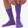 Calcetines Classic Organic de algodón orgánico - Violeta ultravioleta