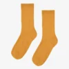 Calcetines Classic Organic de algodón para mujer - Amarillo quemado