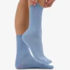 Calcetines Classic Organic de algodón para mujer - Azul acero