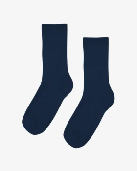 Calcetines Classic Organic de algodón para mujer - Azul marino