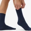 Calcetines Classic Organic de algodón para mujer - Azul marino