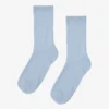 Calcetines Classic Organic de algodón para mujer - Azul polar