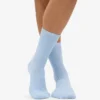 Calcetines Classic Organic de algodón para mujer - Azul polar