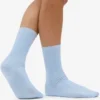 Calcetines Classic Organic de algodón para mujer - Azul polar